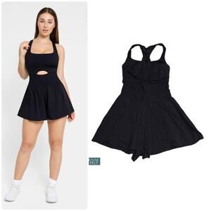 NEW Popilush Pet Hair Resistant Sculpting Workout Romper Shapewear Small